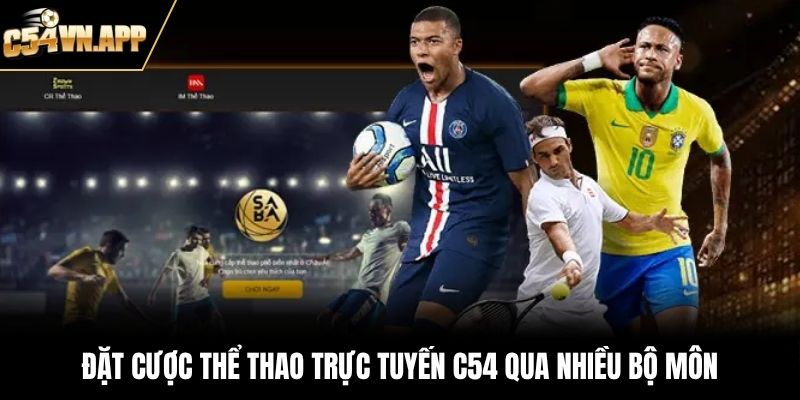 Đặt cược thể thao trực tuyến C54 qua nhiều bộ môn